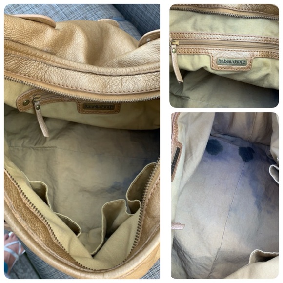 Vintage Isabella Fiore Genuine Leather Shoulder Bag - Picture 7 of 8